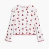 Maglietta a maniche lunghe con cuori