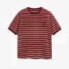 Maglietta a righe in maglia Maglietta a righe in maglia