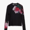 Maglietta con fiori pixelati