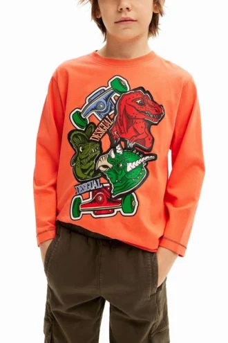 Maglietta Desigual con dinosauri