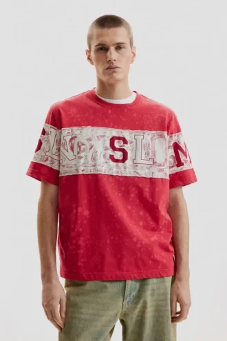 Maglietta in maglia stampata