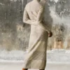 Maglione a collo alto a quadri
