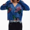 Maglione a fiori