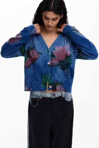 Maglione a fiori