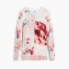 Maglione a maglia fine con stampa collage Maglione a maglia fine con stampa collage