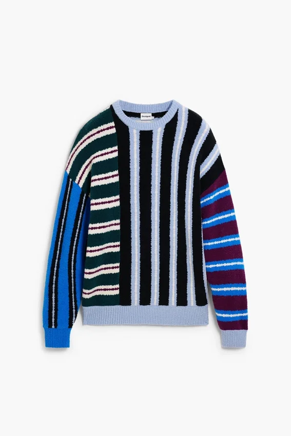 Maglione a righe multiple Maglione a righe multiple