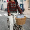 Maglione all’uncinetto con cuori