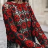 Maglione all’uncinetto con cuori