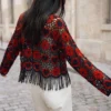 Maglione all’uncinetto con cuori