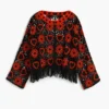 Maglione all’uncinetto con cuori