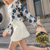 Maglione all’uncinetto con fiori Maglione all’uncinetto con fiori