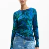 Maglione con delicati motivi floreali Maglione con delicati motivi floreali