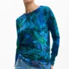 Maglione con delicati motivi floreali Maglione con delicati motivi floreali