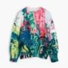 Maglione con stampa artistica