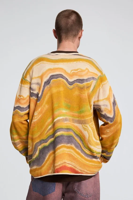 Maglione con stampa astratta Maglione con stampa astratta