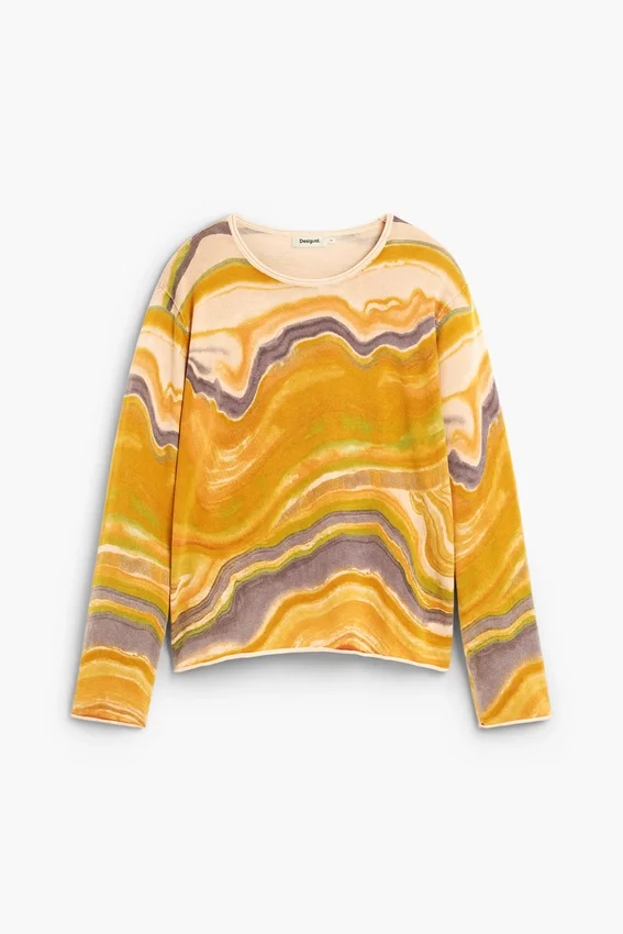 Maglione con stampa astratta Maglione con stampa astratta