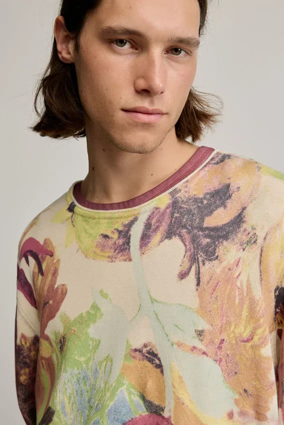 Maglione con stampa Gaugin Maglione con stampa Gaugin