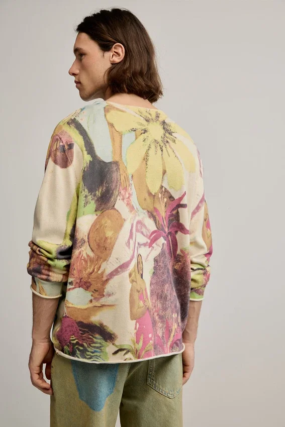 Maglione con stampa Gaugin Maglione con stampa Gaugin