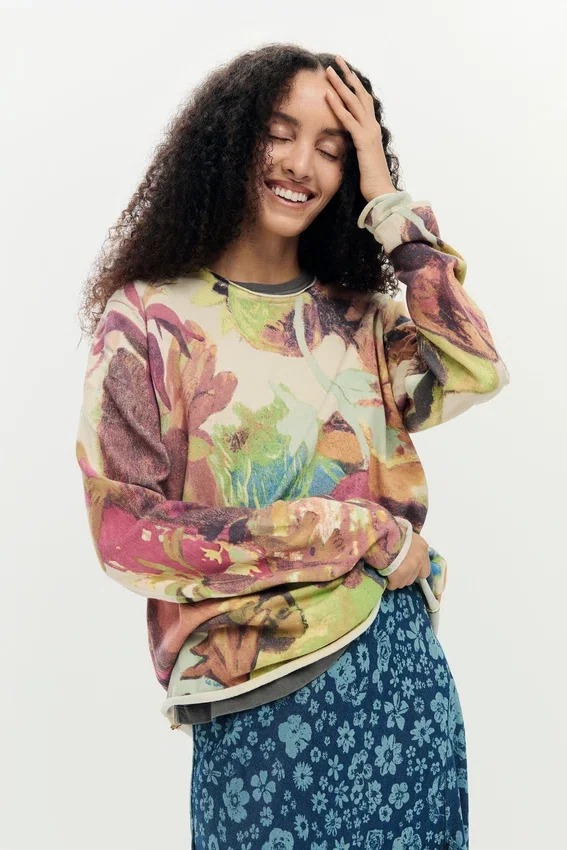 Maglione con stampa Gaugin Maglione con stampa Gaugin