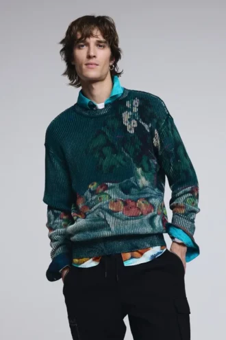 Maglione con texture Still Life