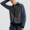 Maglione con zip in stile retrò Maglione con zip in stile retrò
