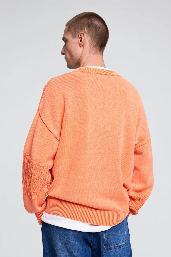 Maglione in maglia a tinta unita Maglione in maglia a tinta unita