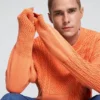 Maglione in maglia a tinta unita Maglione in maglia a tinta unita