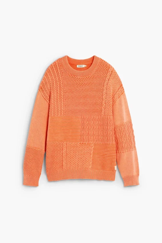 Maglione in maglia a tinta unita Maglione in maglia a tinta unita