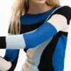 Maglione in maglia blu