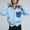 Maglione in maglia con doppia cerniera Maglione in maglia con doppia cerniera