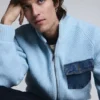 Maglione in maglia con doppia cerniera Maglione in maglia con doppia cerniera