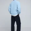 Maglione in maglia con doppia cerniera Maglione in maglia con doppia cerniera