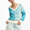 Maglione in maglia jacquard Maglione in maglia jacquard