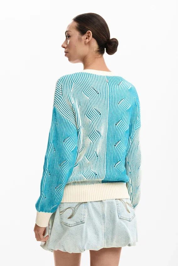 Maglione in maglia jacquard Maglione in maglia jacquard