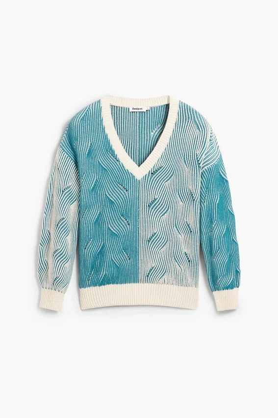Maglione in maglia jacquard Maglione in maglia jacquard