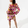 Maglione multicolore all’uncinetto