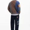 Maglione pesante a Patchwork Maglione pesante a Patchwork