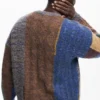 Maglione pesante a Patchwork Maglione pesante a Patchwork