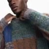 Maglione pesante a Patchwork Maglione pesante a Patchwork