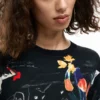 Maglione sottile con piante