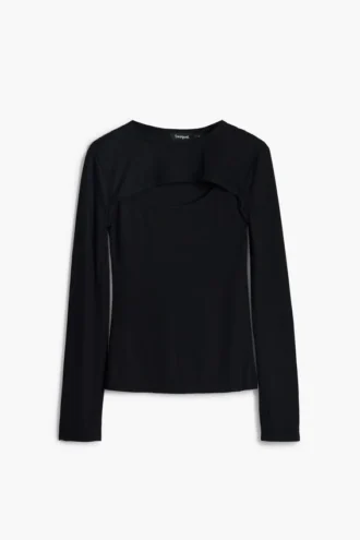 Maitrepierre T-shirt con scollo a cut-out