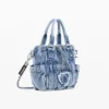 Mini borsa a tracolla in denim