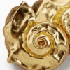 Orecchini a conchiglia placcati in oro Zalio Orecchini a conchiglia placcati in oro Zalio