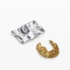Orecchini asimmetrici placcati in oro e argento Zalio Orecchini asimmetrici placcati in oro e argento Zalio