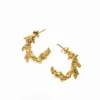 Orecchini placcati in oro Zalio