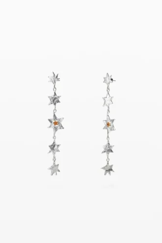Orecchini Zalio a cascata di stelle