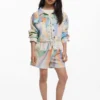 Pantaloncini in denim tie-dye Pantaloncini in denim tie-dye