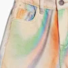 Pantaloncini in denim tie-dye Pantaloncini in denim tie-dye