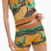 Pantaloncini in maglia stampata