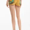 Pantaloncini in maglia stampata